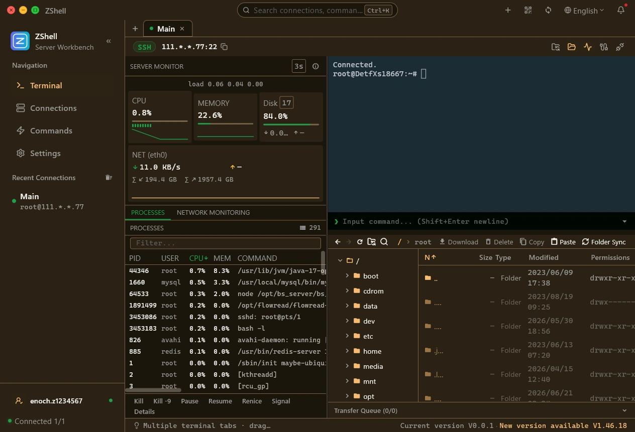 Server monitor